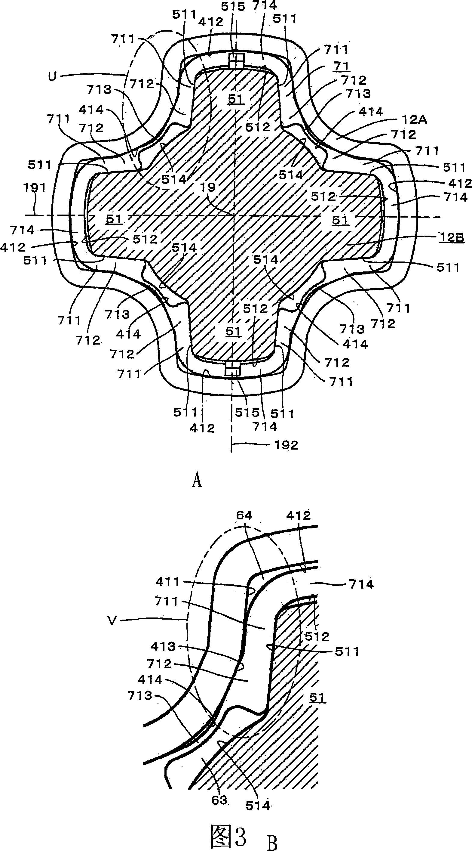 Telescopic shaft