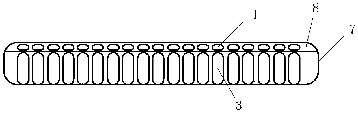 Human body spine health care device, seat and mattress