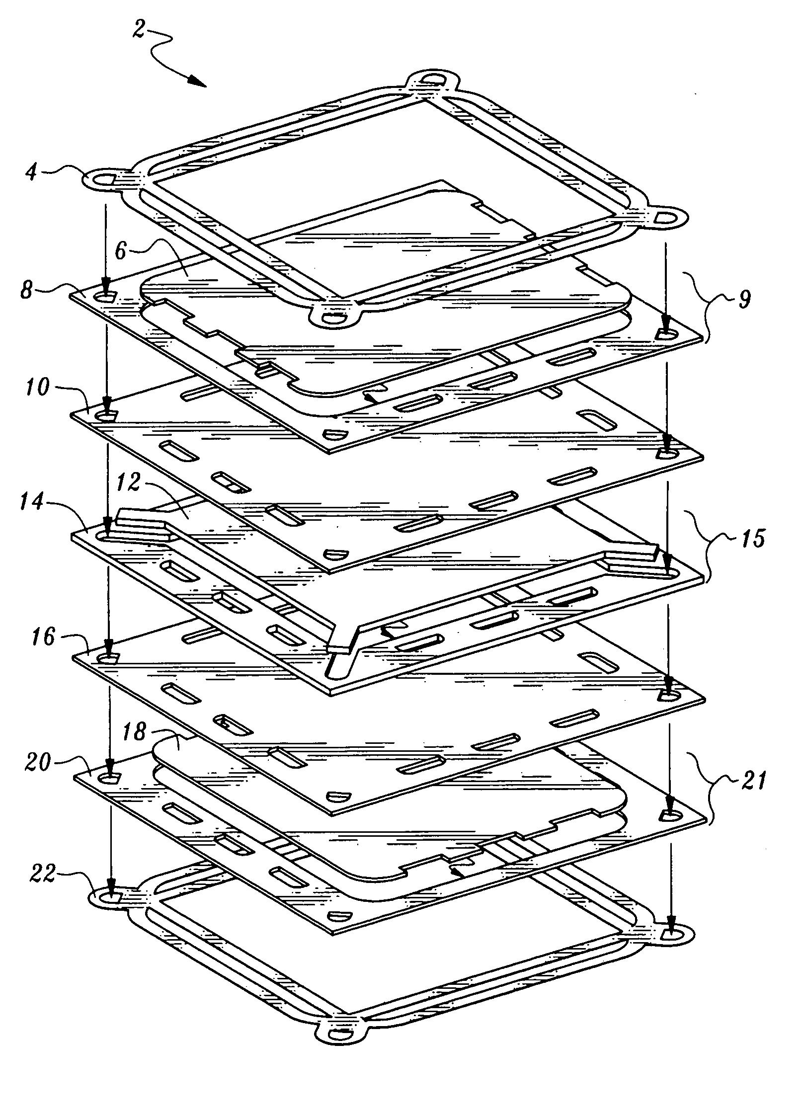 Channel-less proton exchange membrane fuel cell