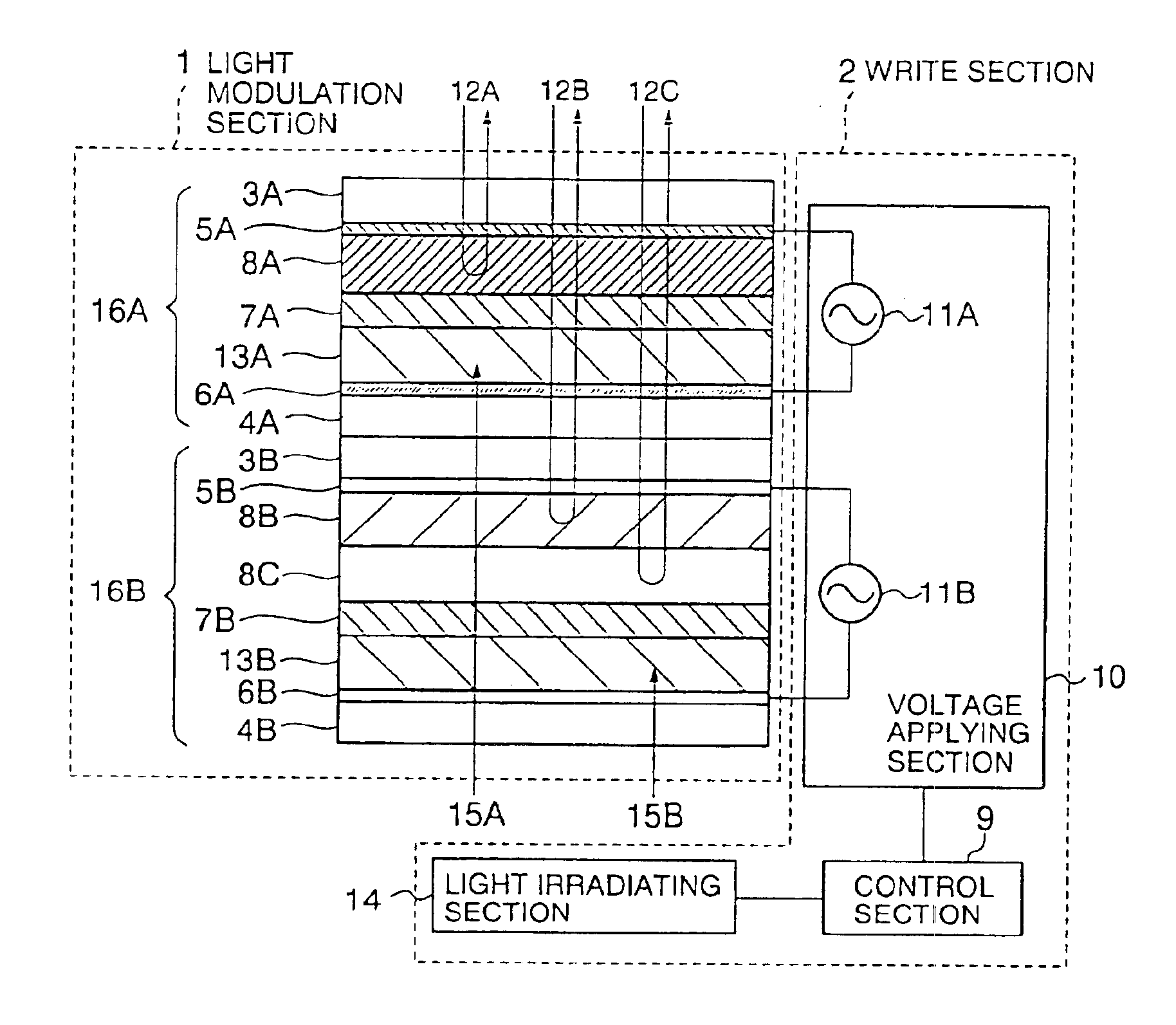 Light modulation medium and light modulation method