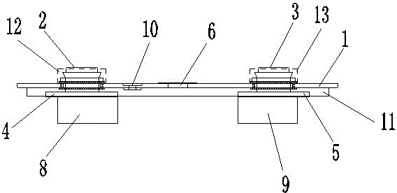 Upper cover assembly of lithium battery