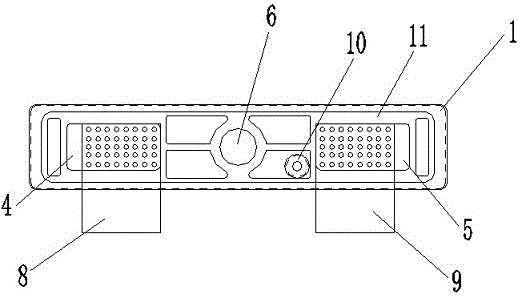 Upper cover assembly of lithium battery