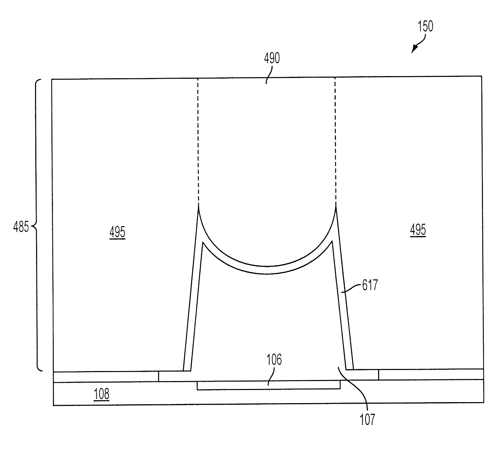 Method and apparatus providing combined spacer and optical lens element