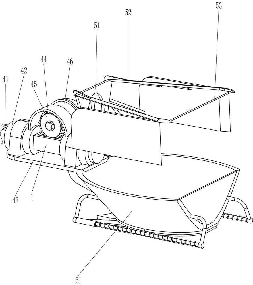 Self-propelled rock wall bee cake picker