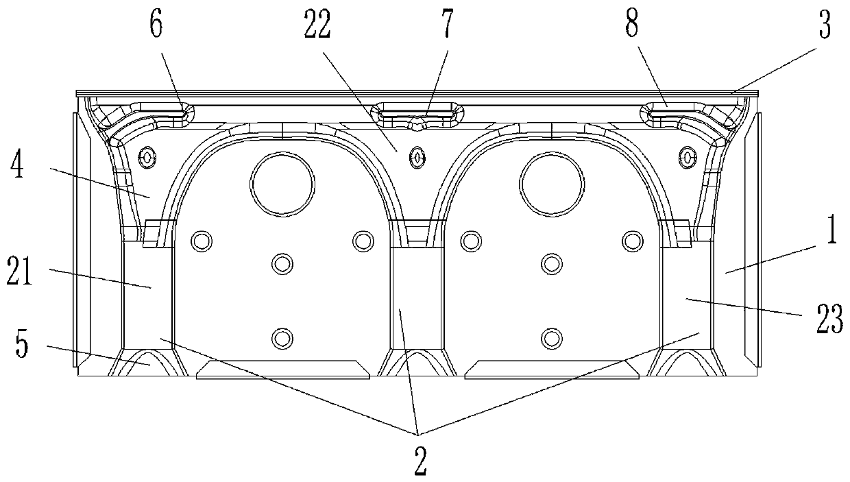 Burner with multiple venturi tubes