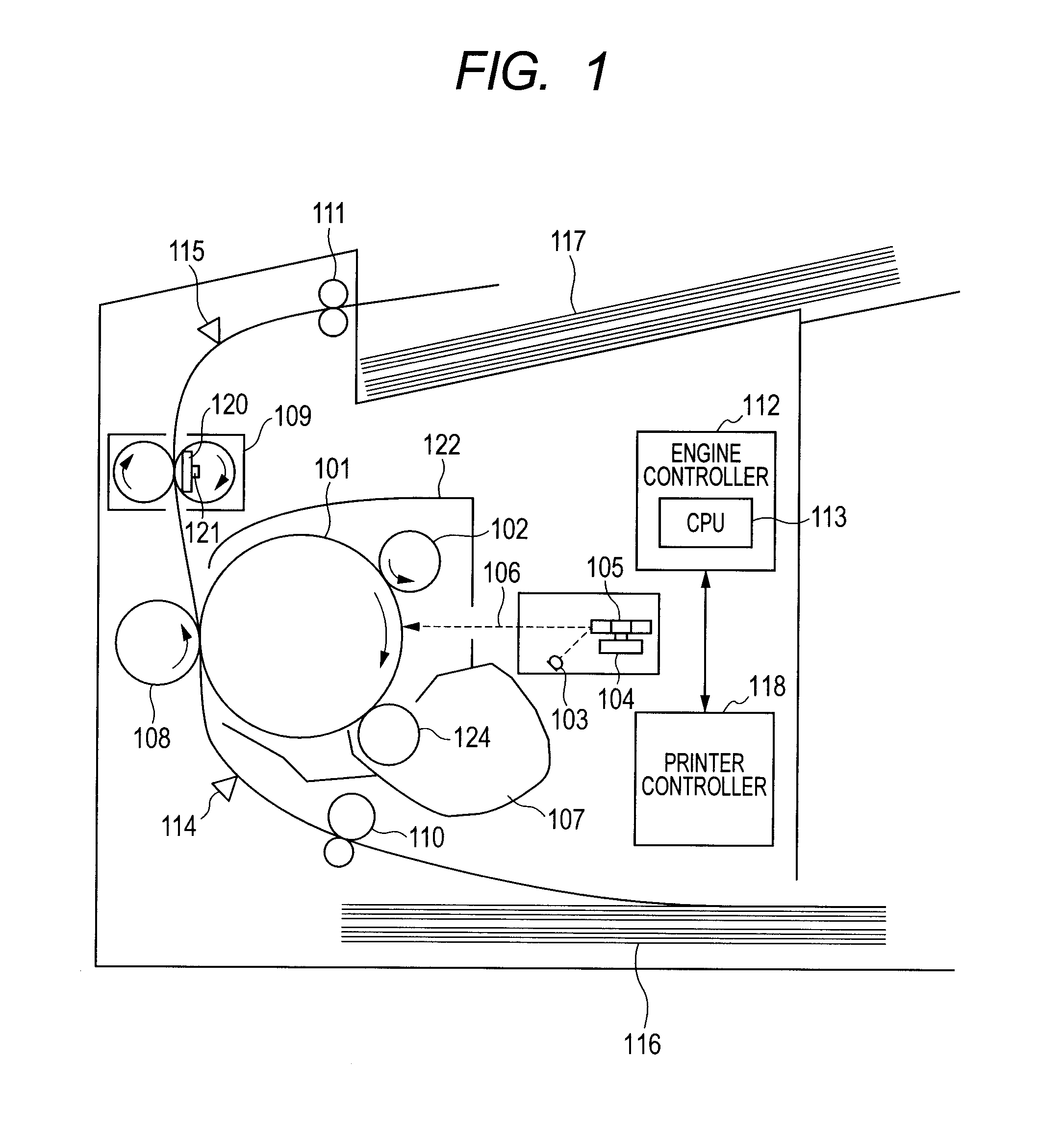 Image forming apparatus with power supply control