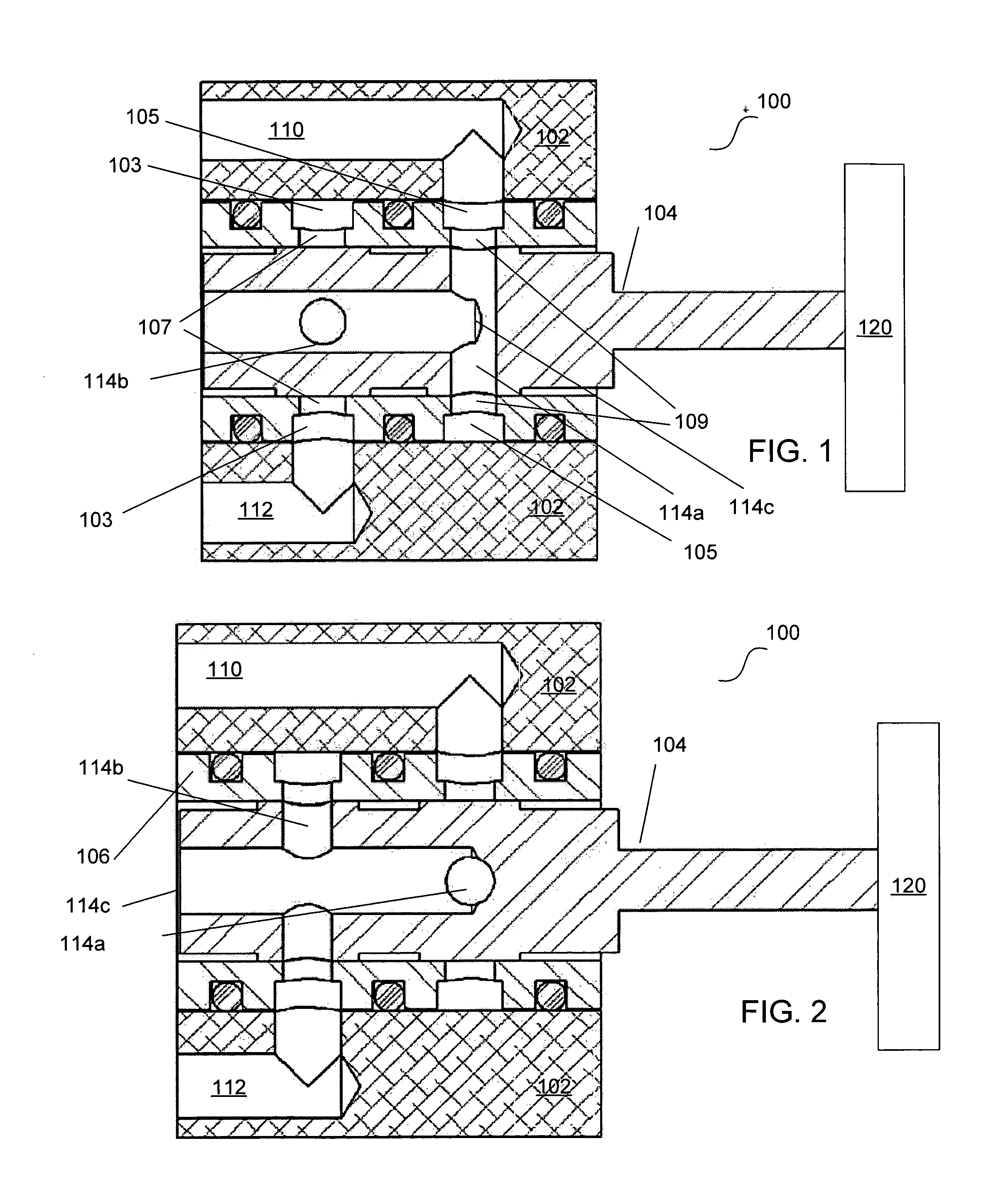 High bandwidth rotary servo valves