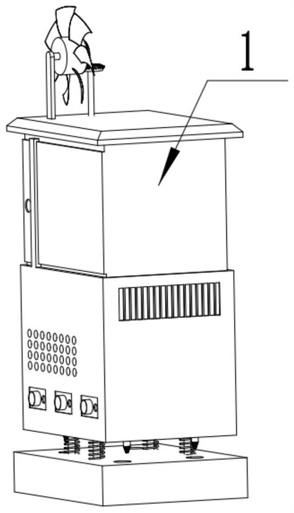 6G base station box with windproof function