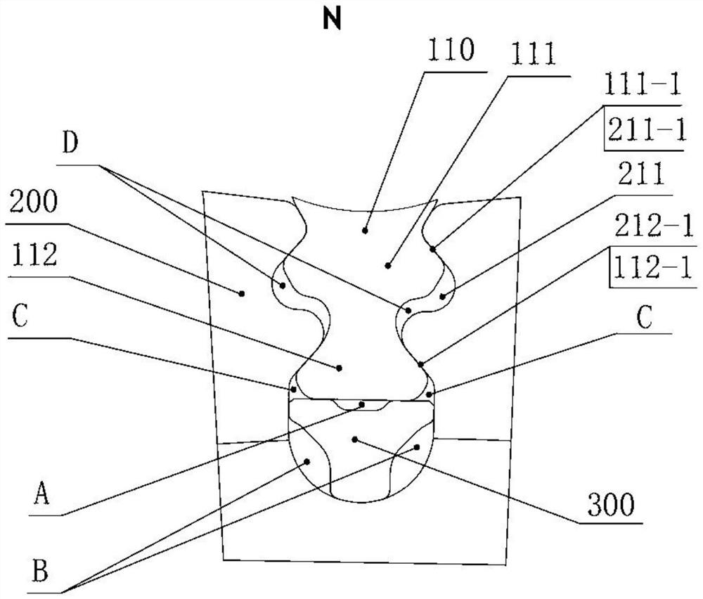 A turbine rotor device with cooling and compacting structure