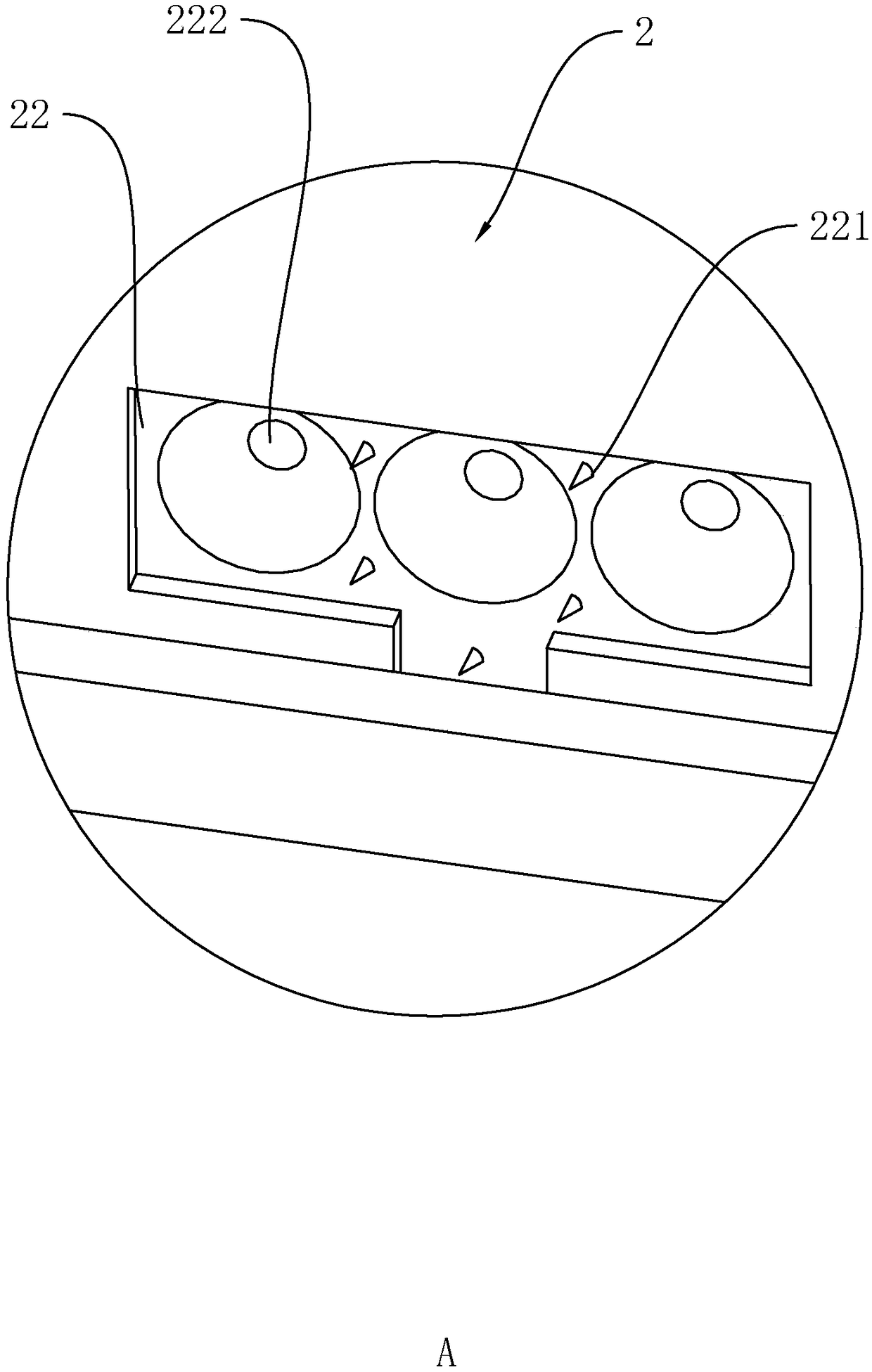 Injection mold with automatic waste discharging function