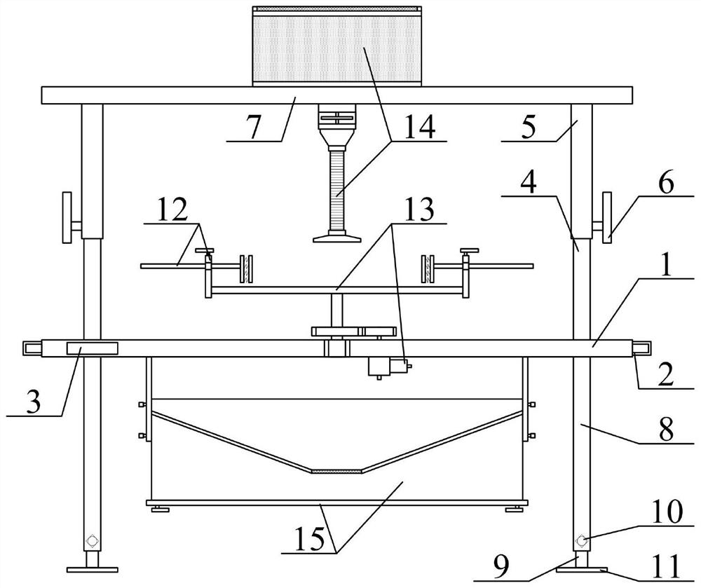 Multifunctional adjusting and pressing device for aviation part machining