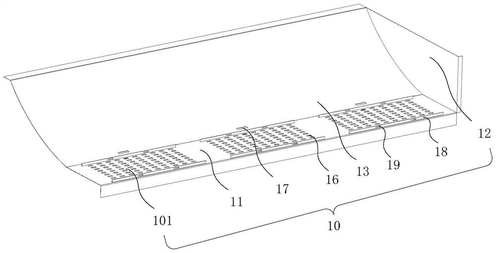 Air supply piece and energy storage container