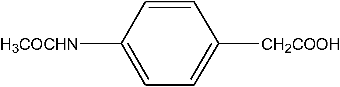 A kind of preparation method of p-aminophenylacetic acid