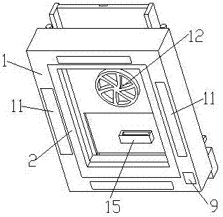 Aluminum alloy door window with sunshade function