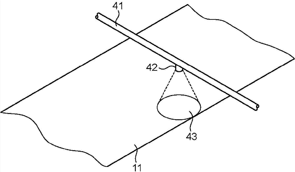 Method for producing longitudinally-stretching film