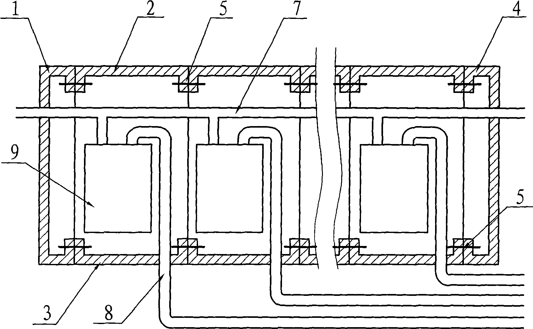 Split combined gas meter box