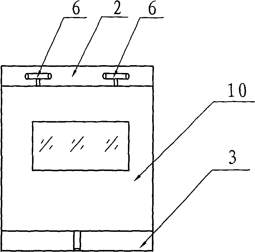 Split combined gas meter box