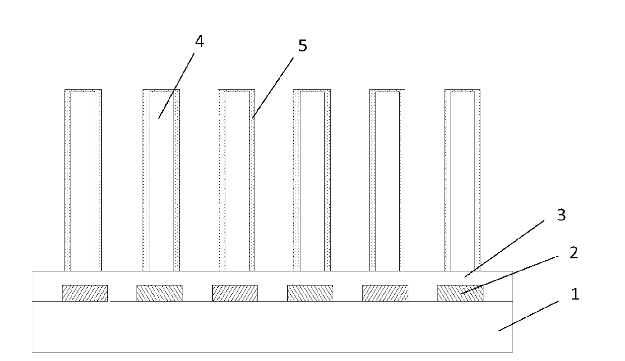 Ultraviolet photo-detector with nano heterogeneous composite structure and preparation method thereof