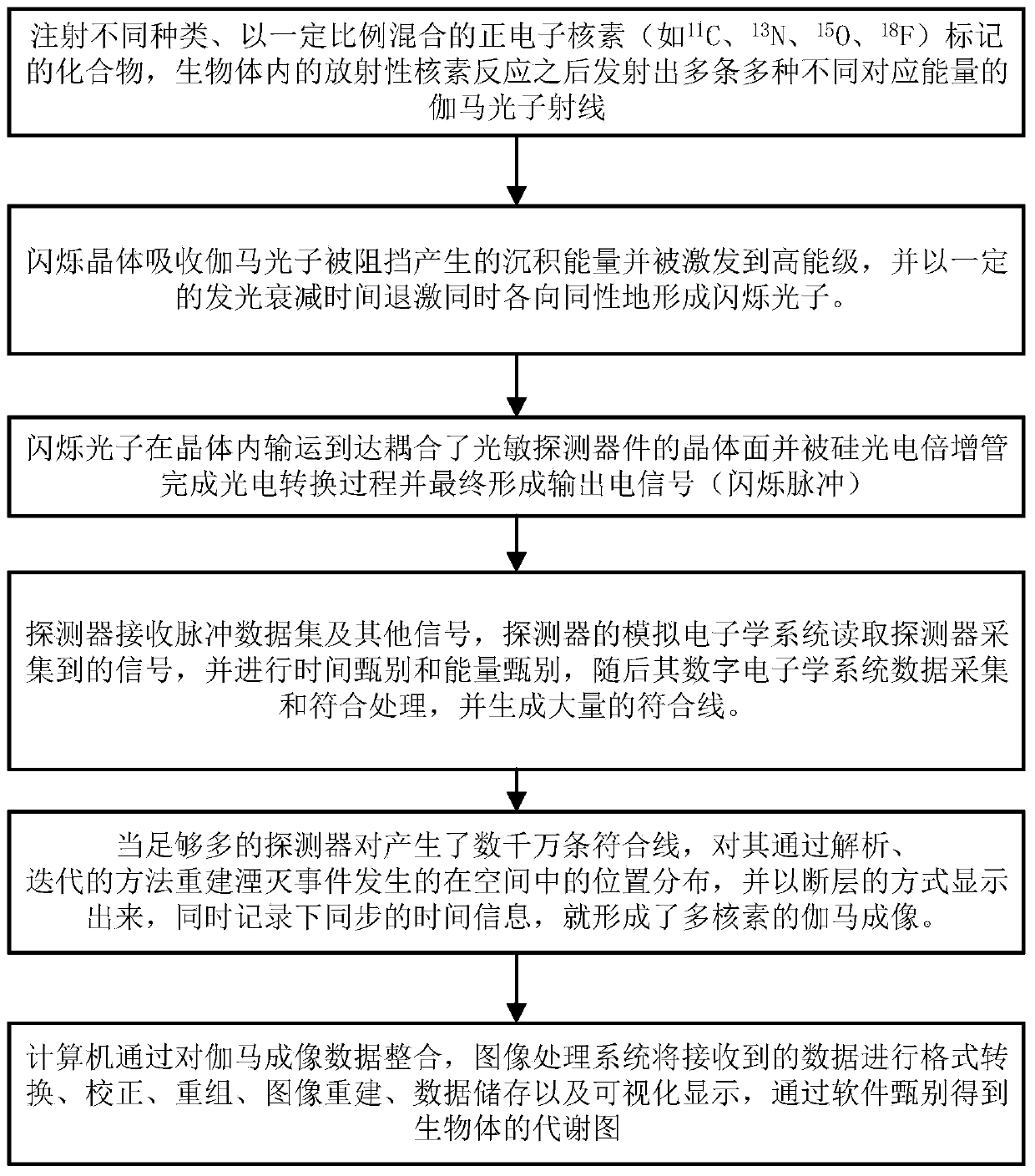 Multiple-nuclide gamma imaging system and method