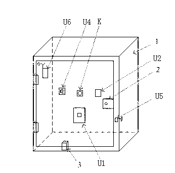 Intelligent monitoring method for power cabinet door state