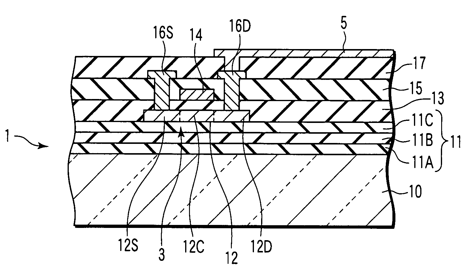 Array substrate for display device