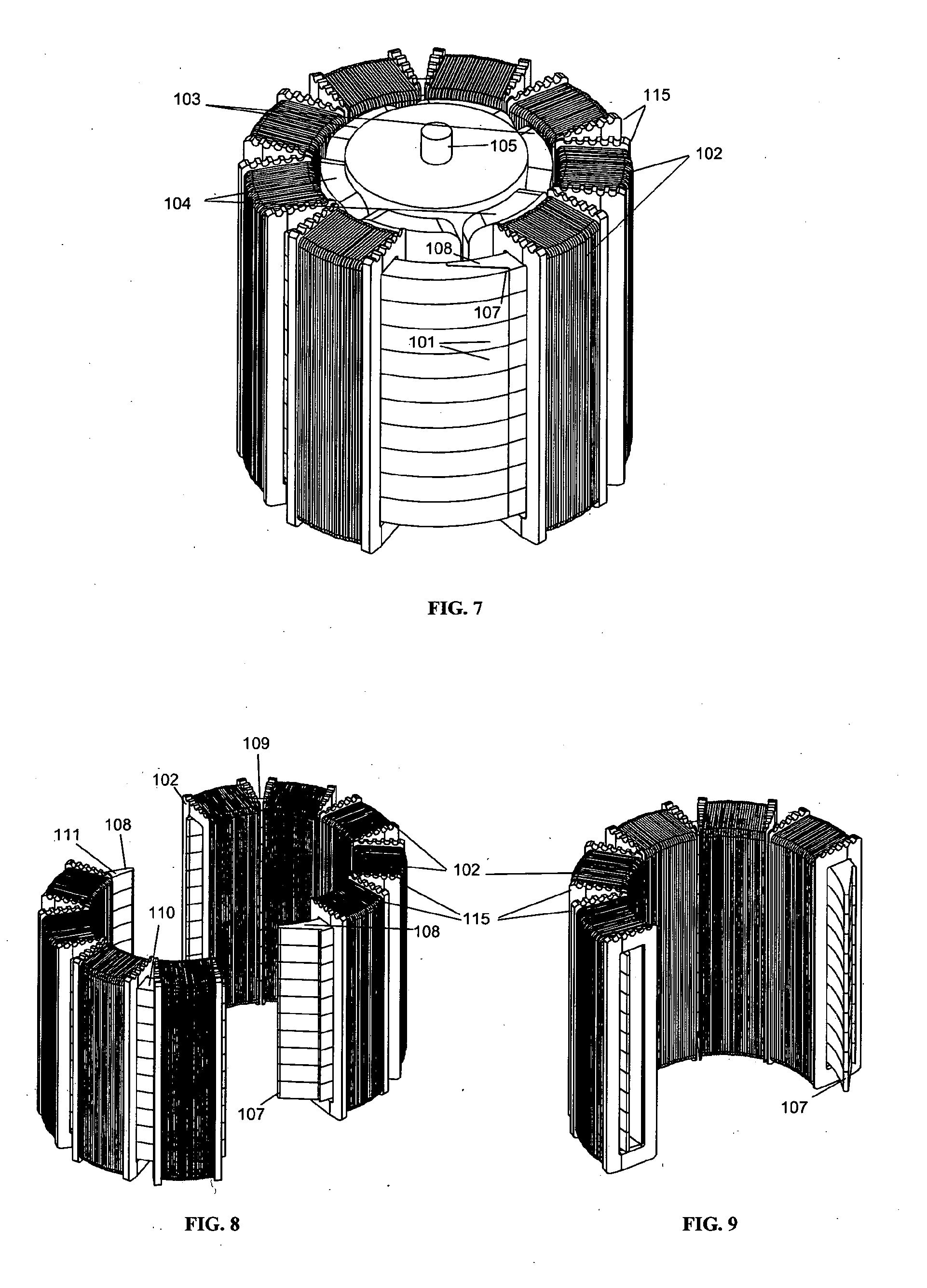 Electrical machine stator assembly