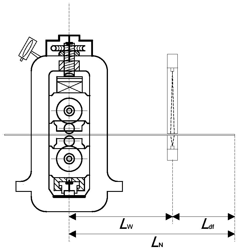 Method for strip head correction in continuous rolling strip threading process