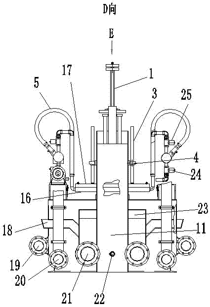 Roller-hearth type creeper tread quenching press machine