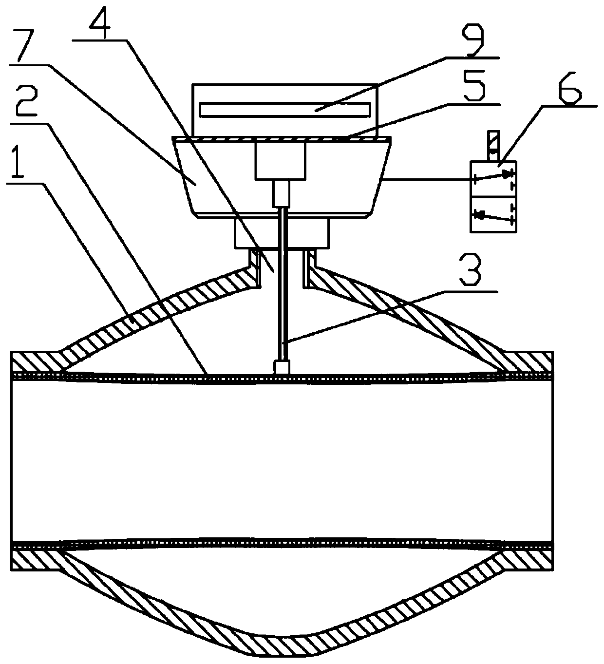 Pinch valve working state detecting device and detecting method