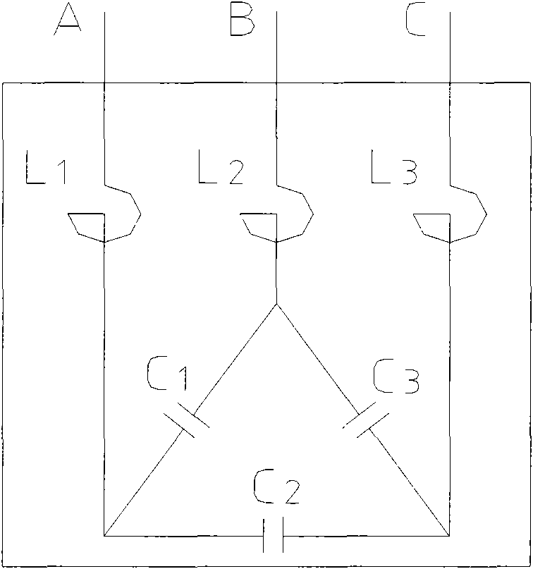 Anti-harmonic capacitor