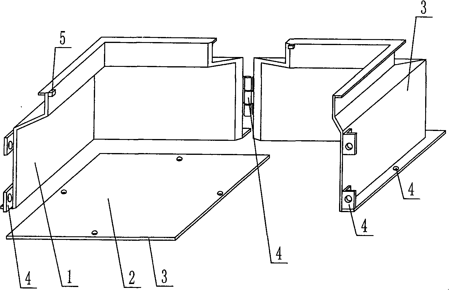 Formwork component forming mold