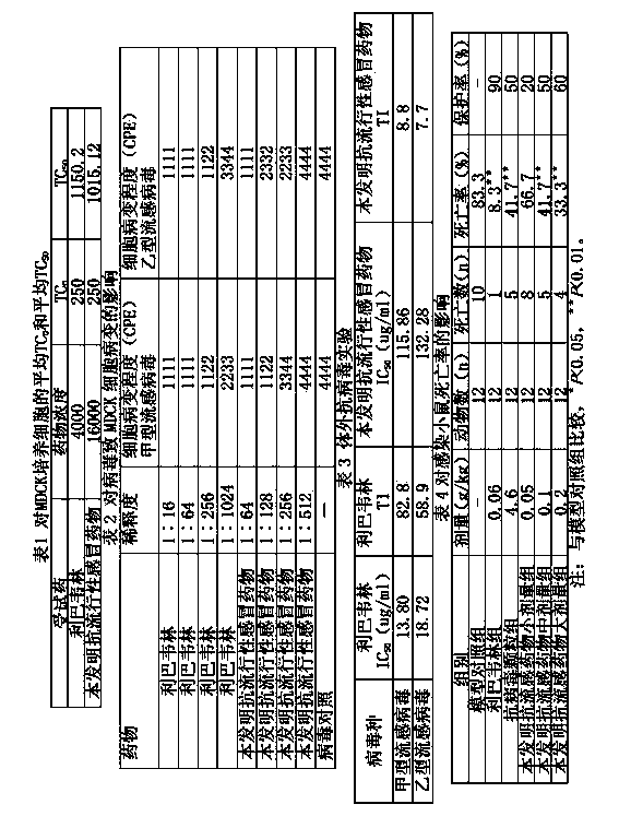 Anti-influenza drug and preparation method thereof