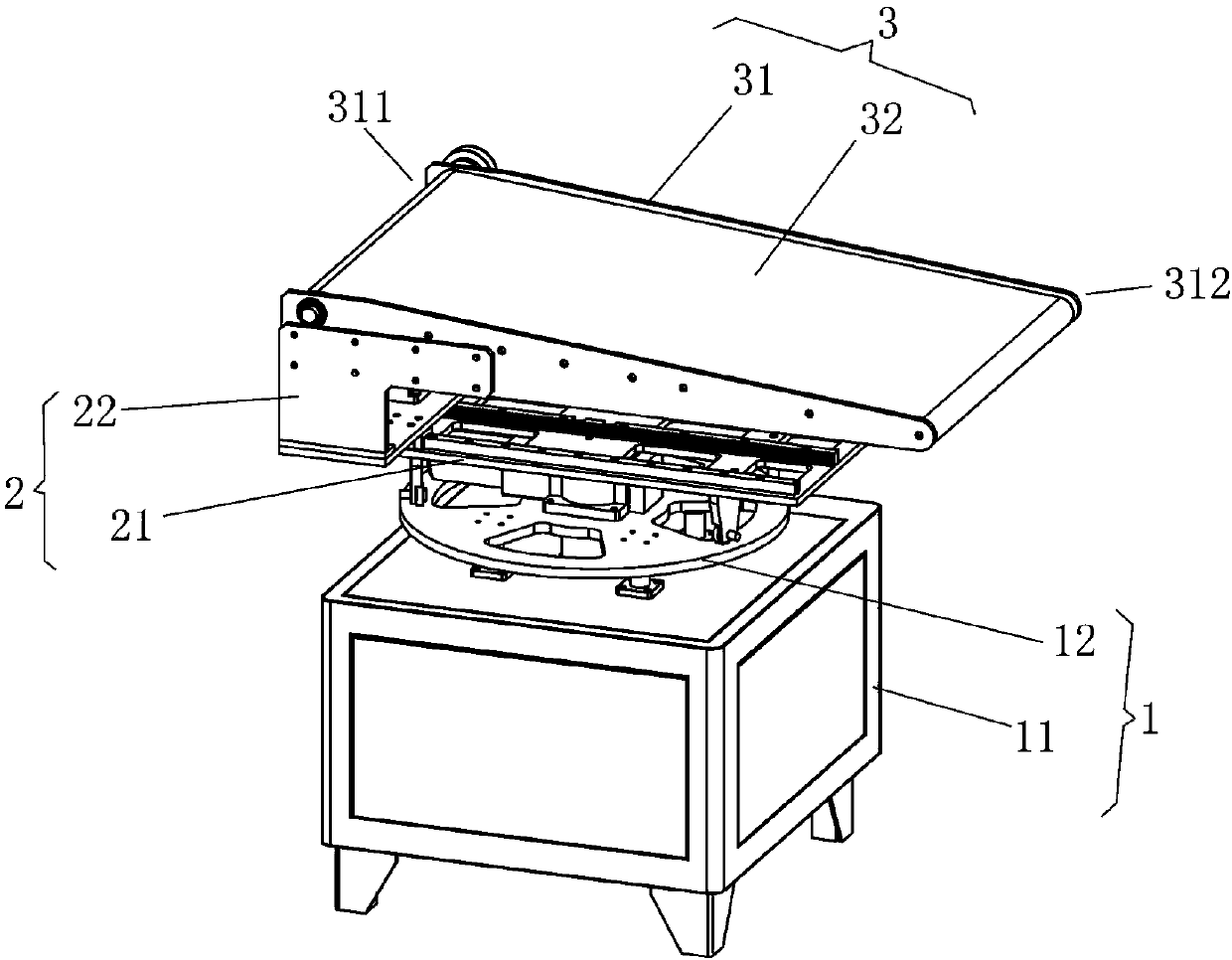 Numerical control paper stack distribution machine