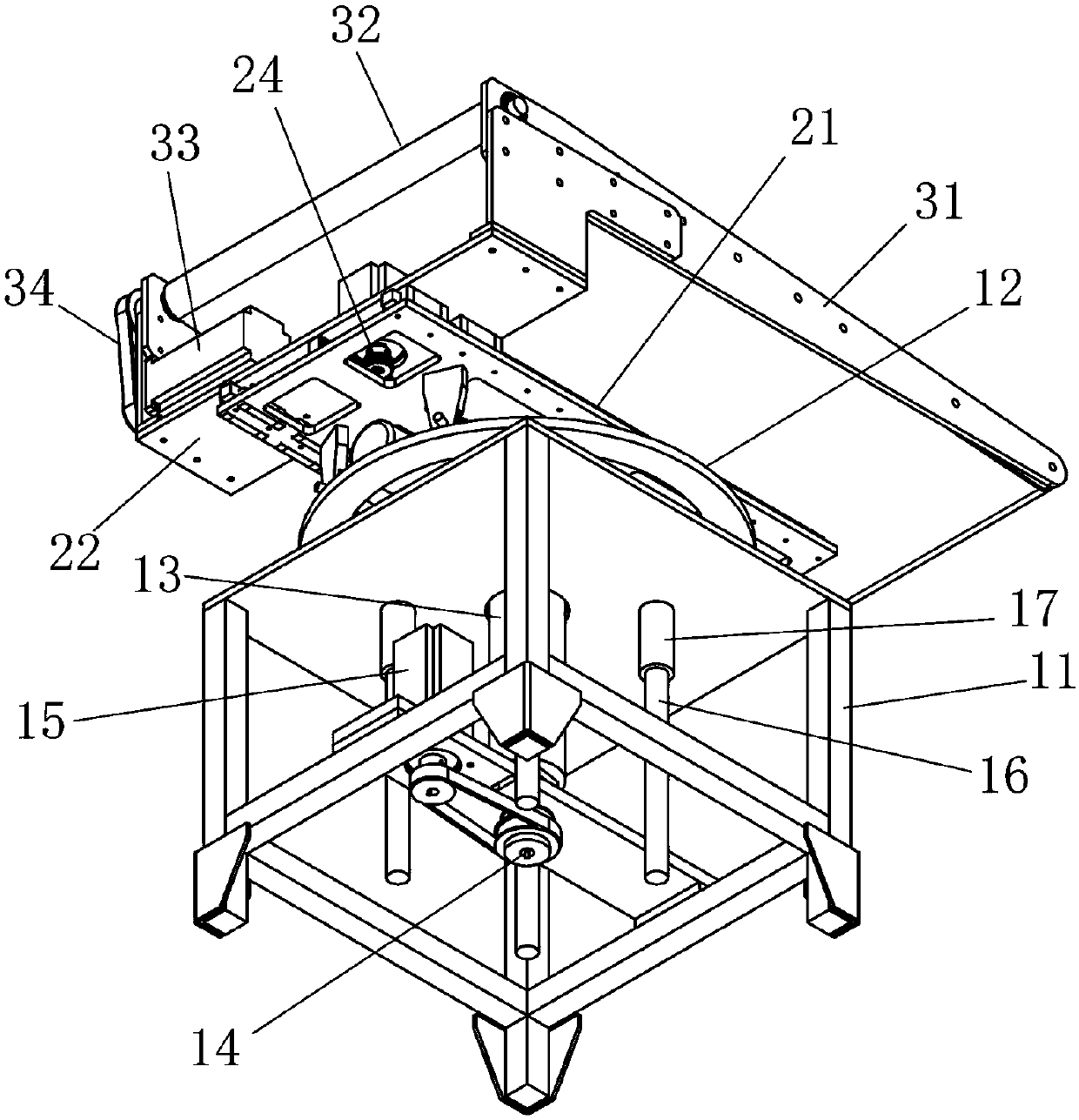 Numerical control paper stack distribution machine