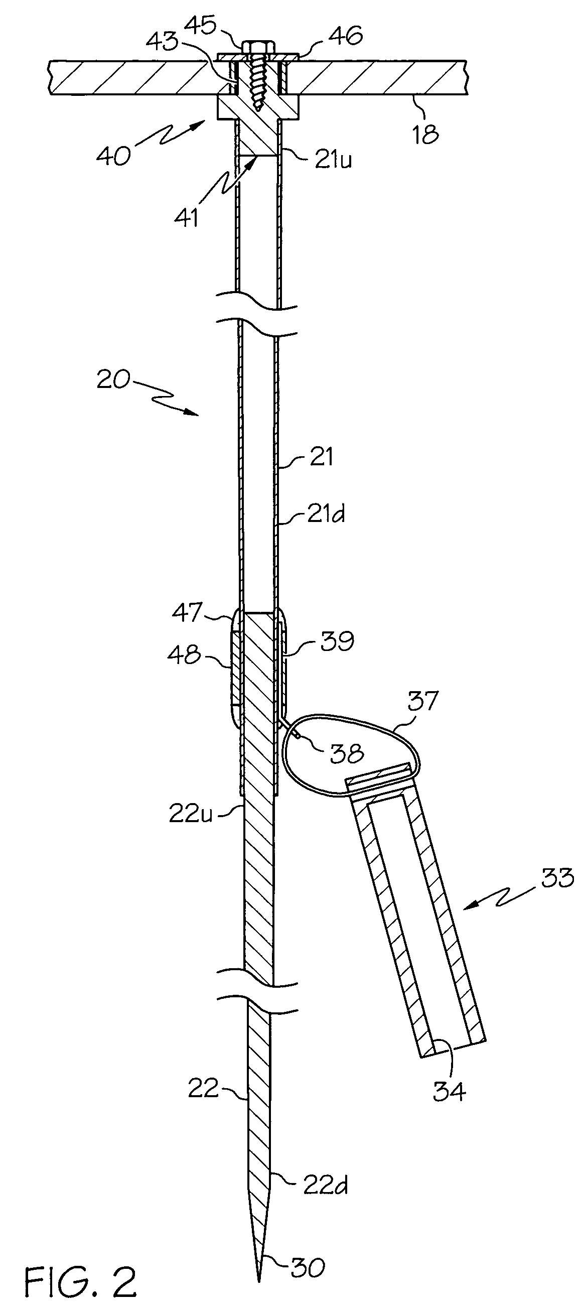 Telescopable strut for turkey decoy