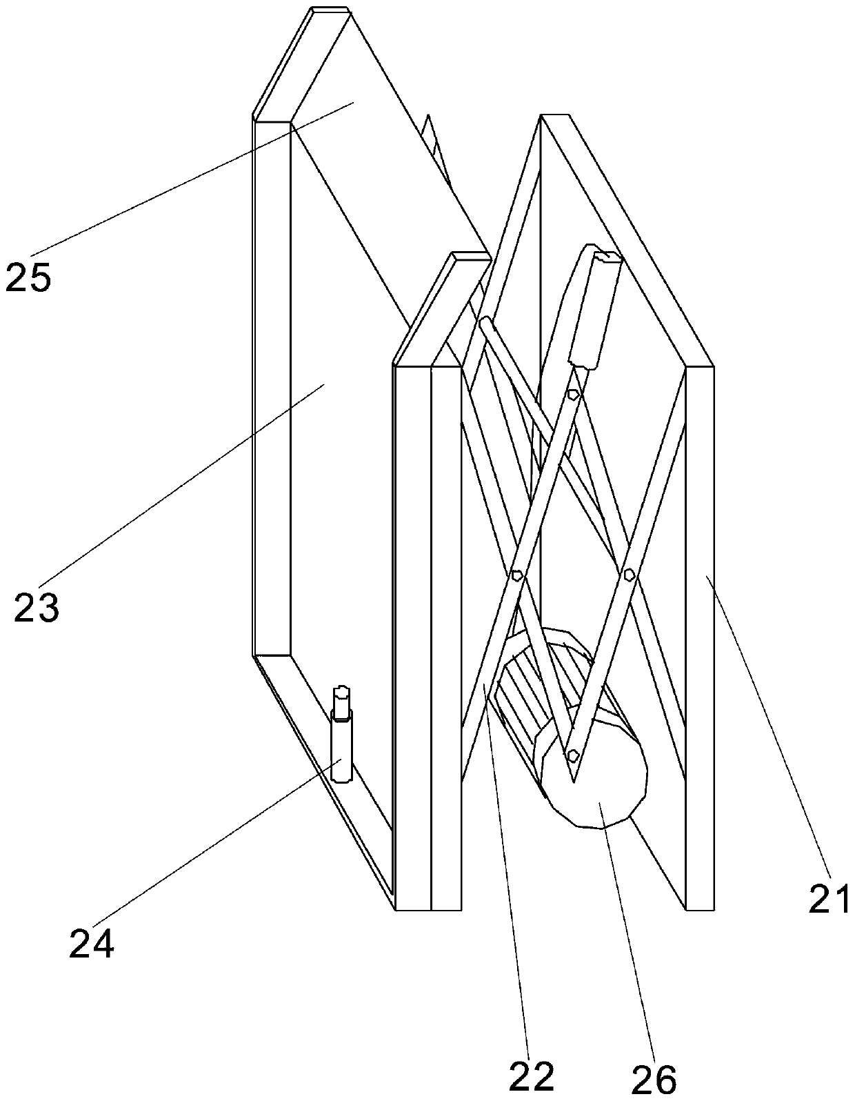 Automatic express parcel sorting and transporting equipment