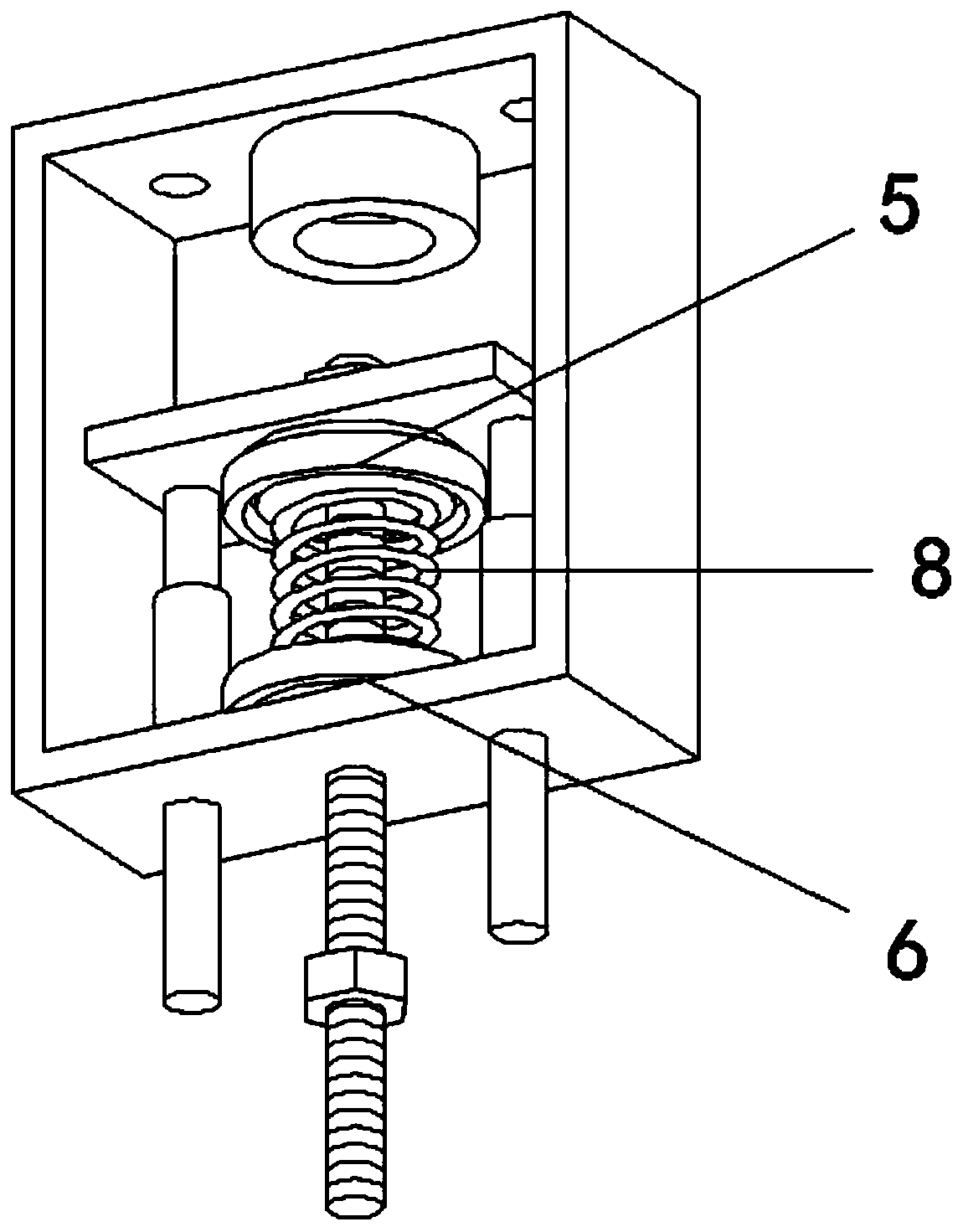 Improved spring shock absorber