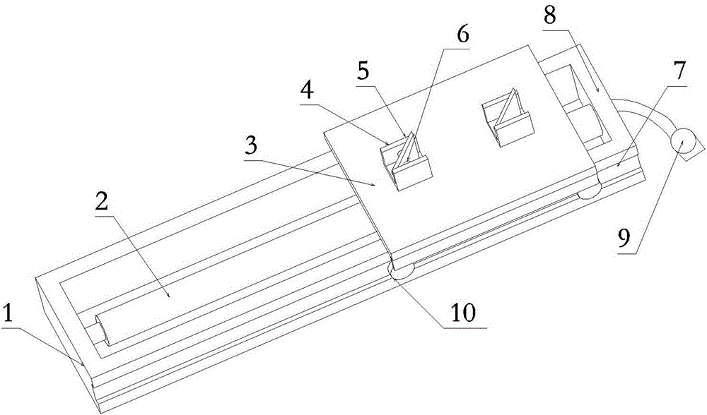 A hydraulic brick conveyor