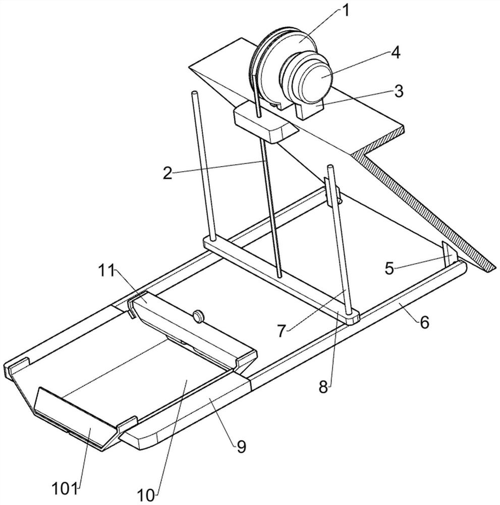 Device for collecting micro-plastics in ocean micro-surface layer water