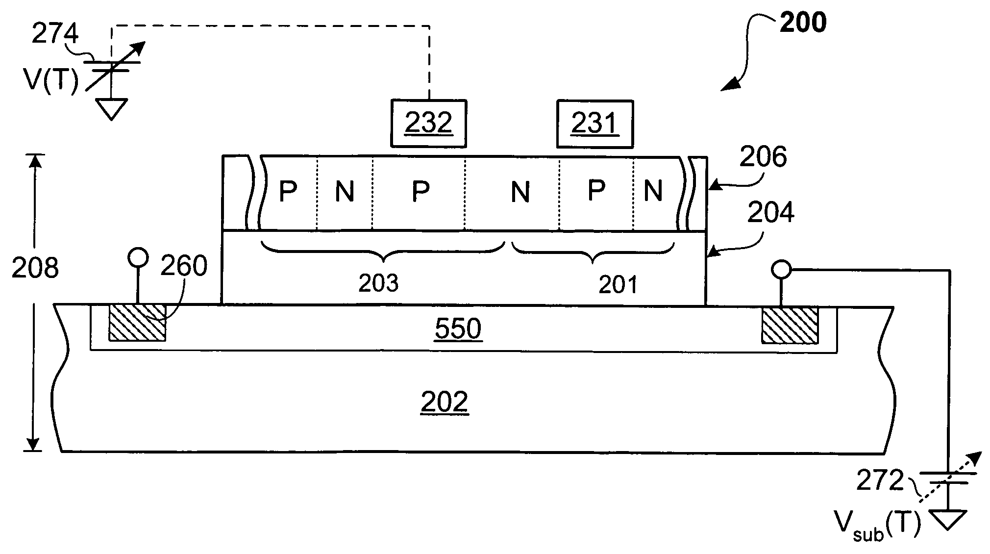 Thyristor-based semiconductor memory device with back-gate bias