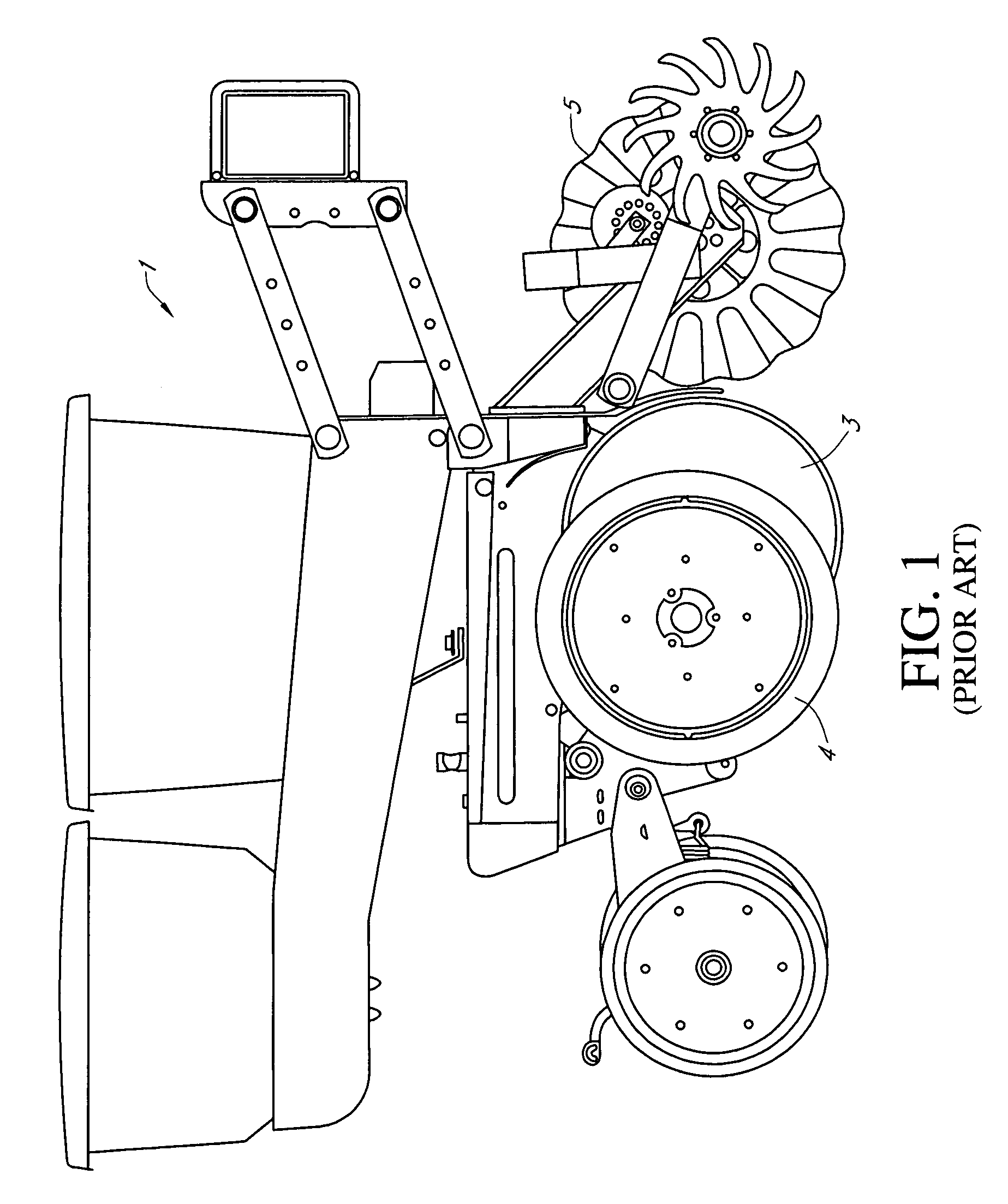 Compact floating row cleaner