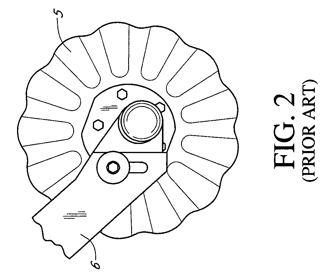 Compact floating row cleaner