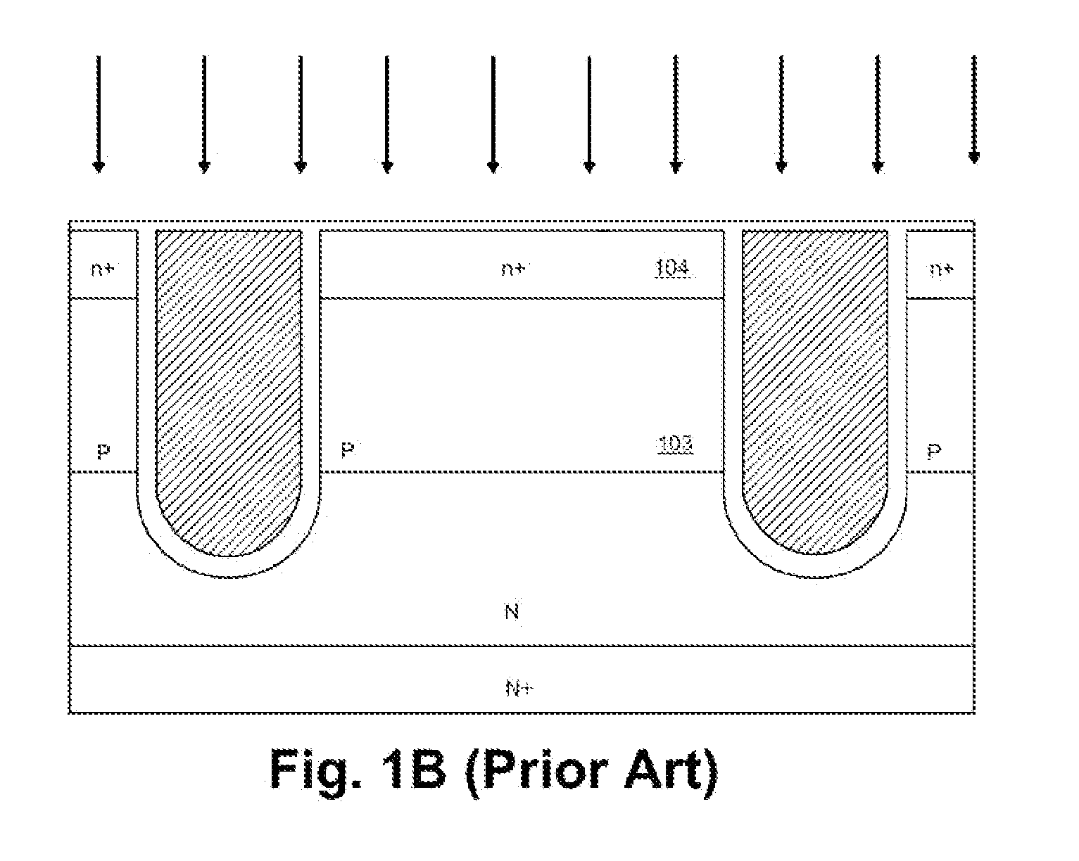 Trench mosfet structures using three masks process