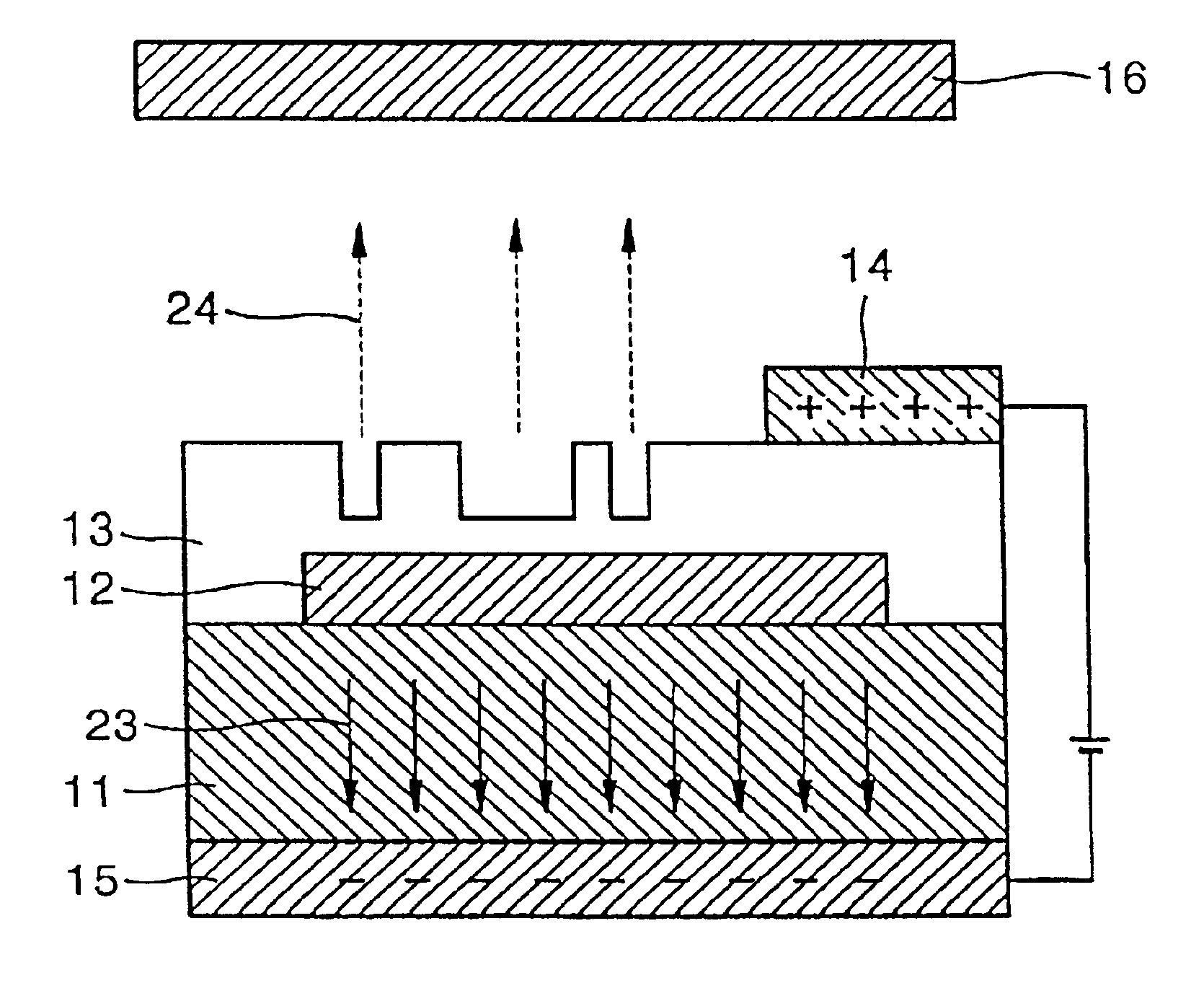 Ferroelectric emitter