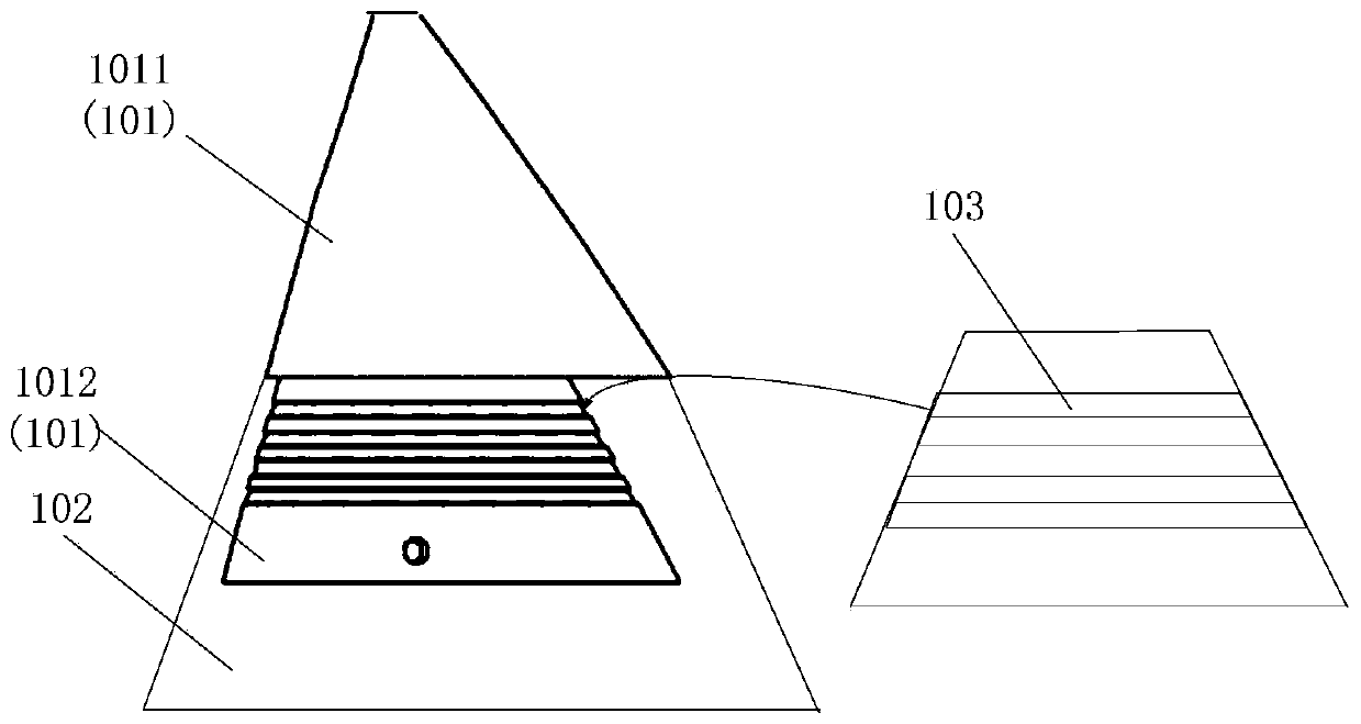 Blade tip of wind power generating set and preparation method thereof