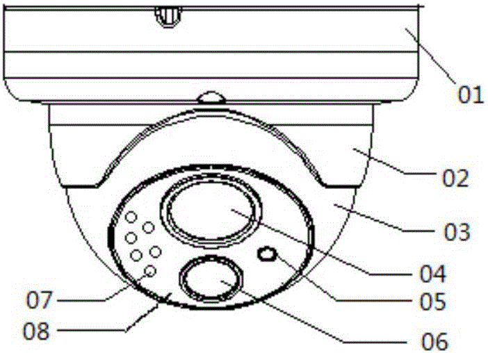 Double-lens and optical-magnification-expansion zoom-lens camera and working method thereof