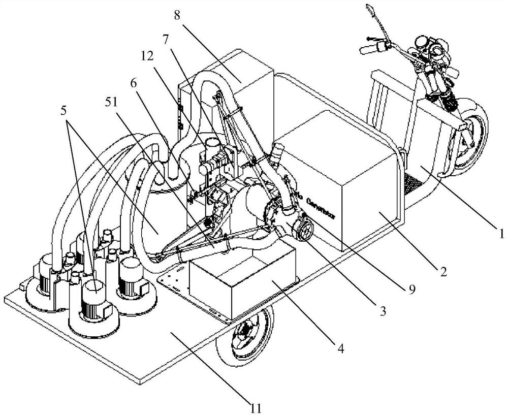 Picking robot for spherical fruits