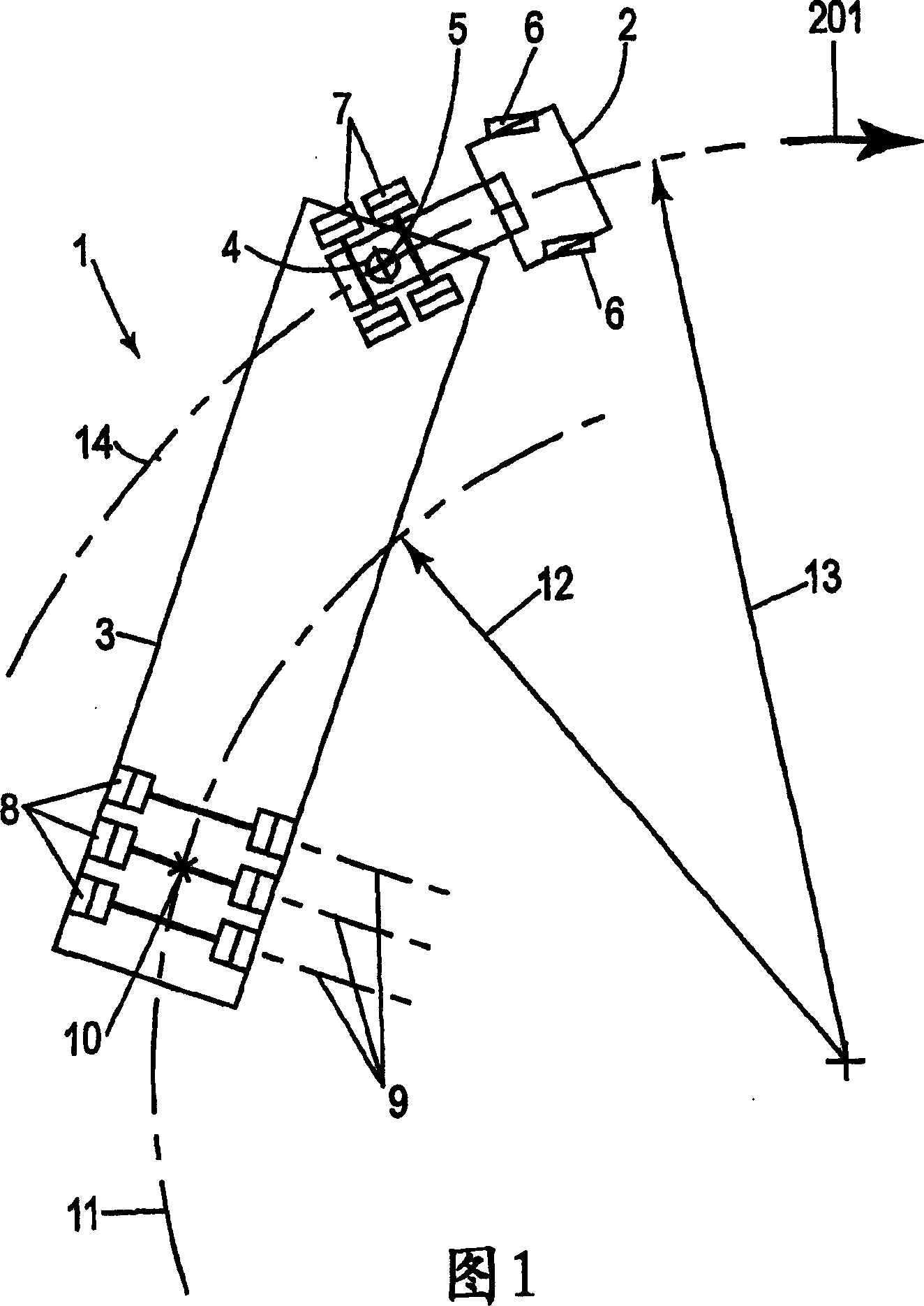 Articulated vehicle wheel tracking mechanism