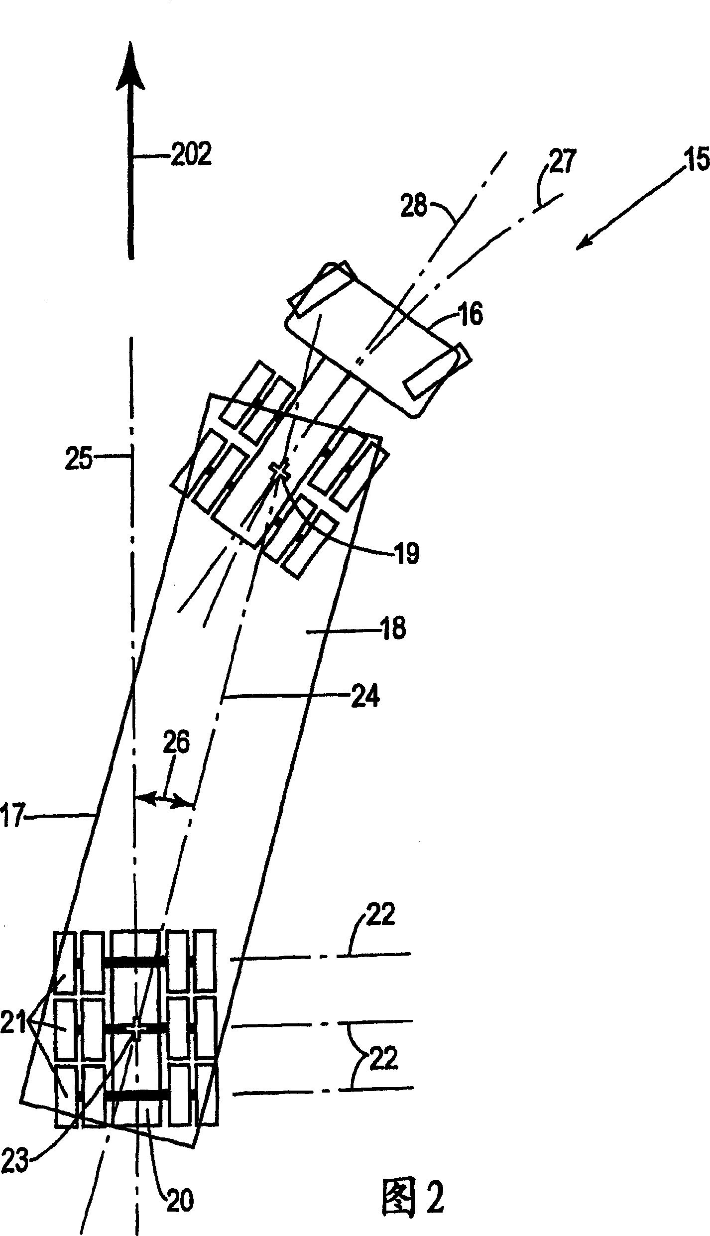 Articulated vehicle wheel tracking mechanism