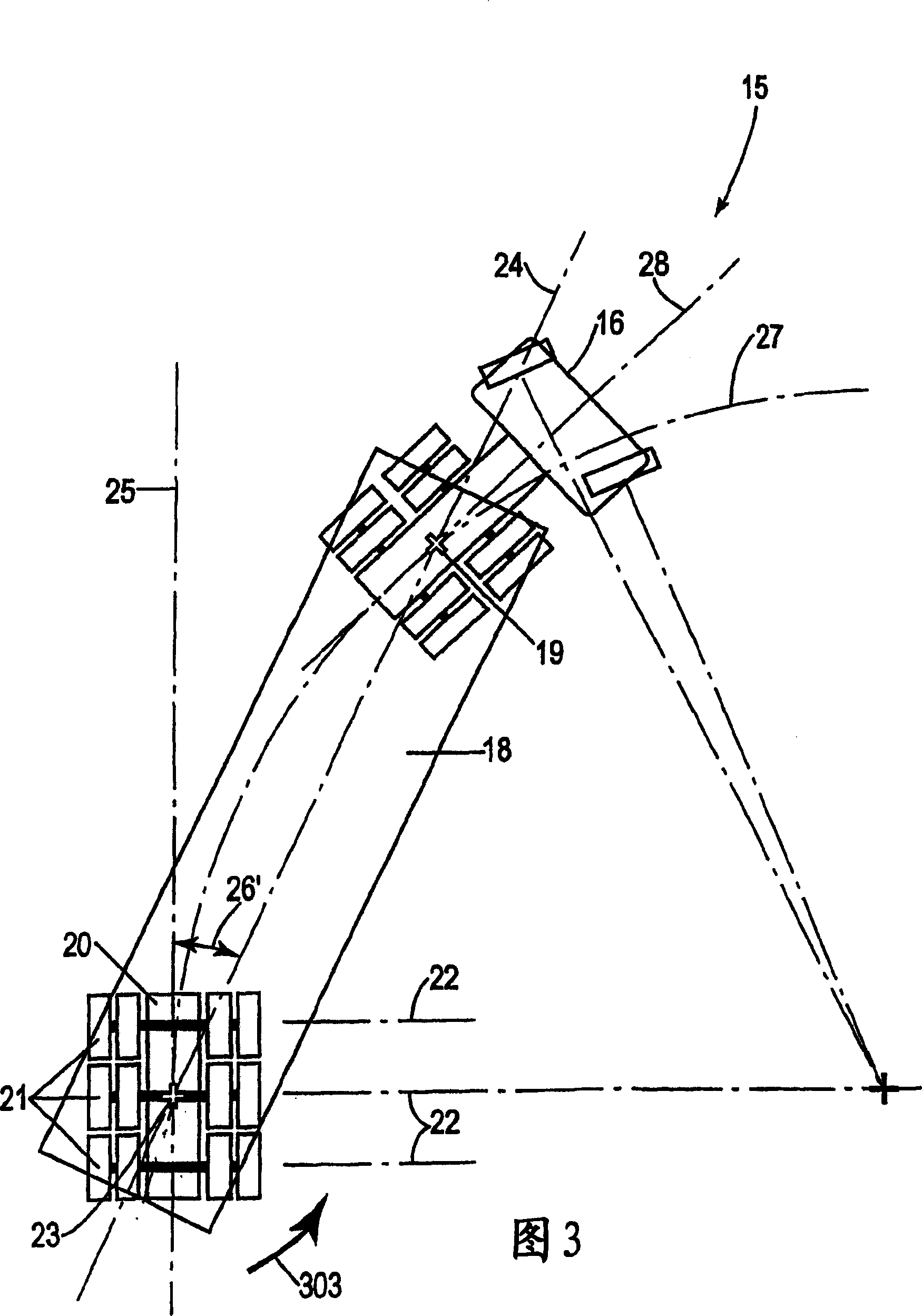 Articulated vehicle wheel tracking mechanism